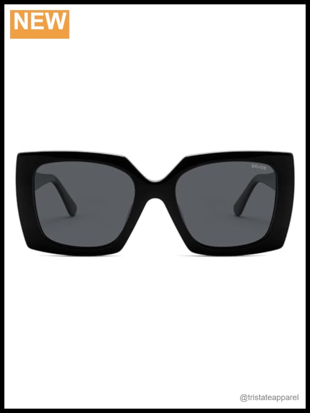 Oversized Polarized Square Acetate Sunglasses UV400 Full Frame